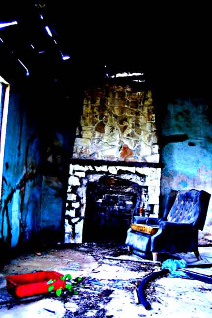 blue room